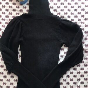Ulla Johnson puff Sleeve Alpaca Turtleneck